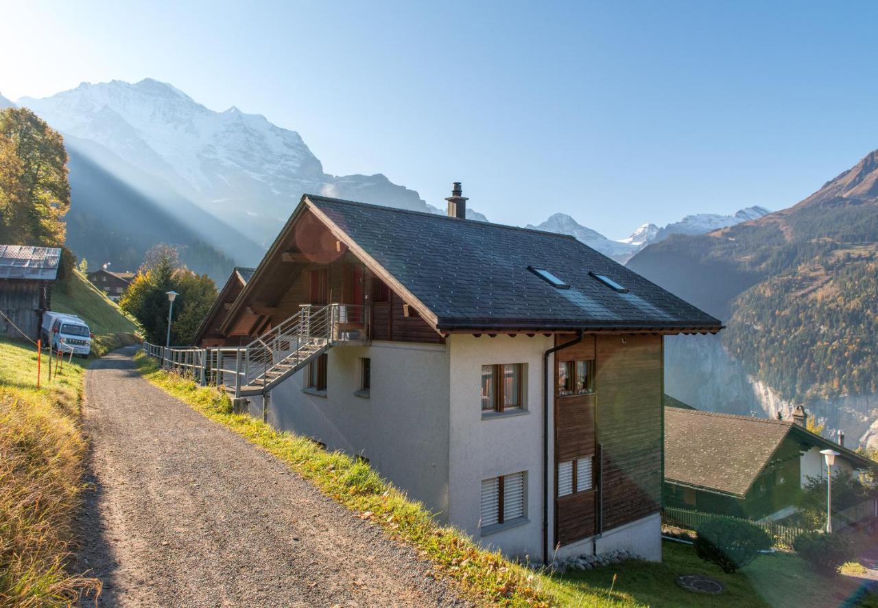 Chalet Rose Penthouse Wengen Eksteriør billede