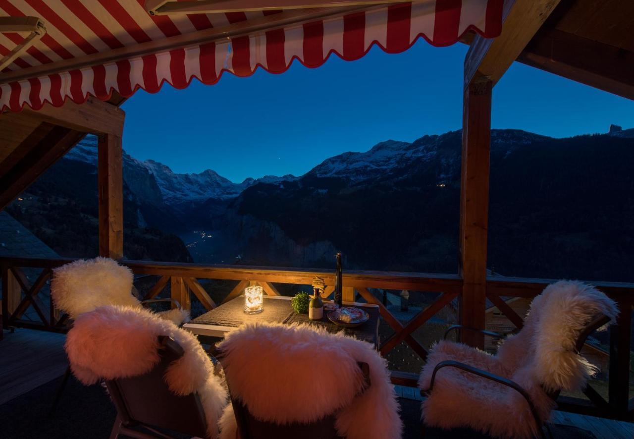 Chalet Rose Penthouse Wengen Eksteriør billede