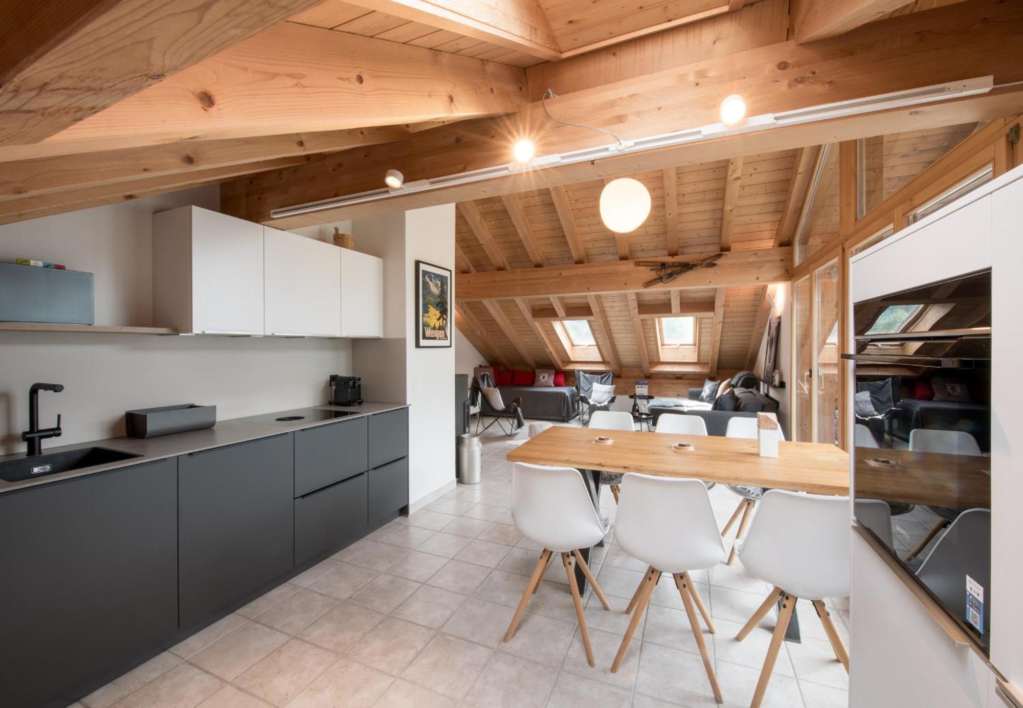 Chalet Rose Penthouse Wengen Eksteriør billede
