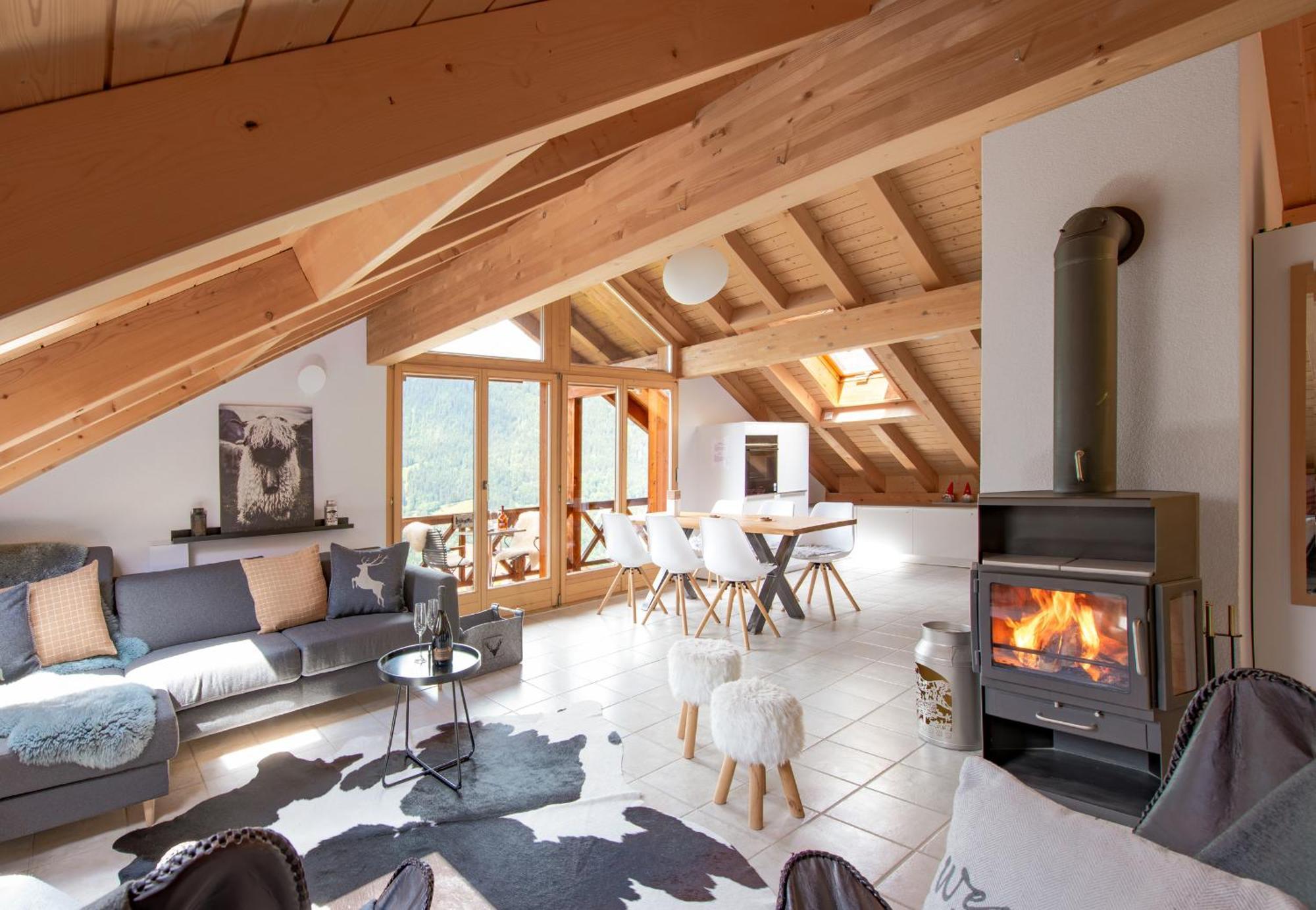 Chalet Rose Penthouse Wengen Eksteriør billede