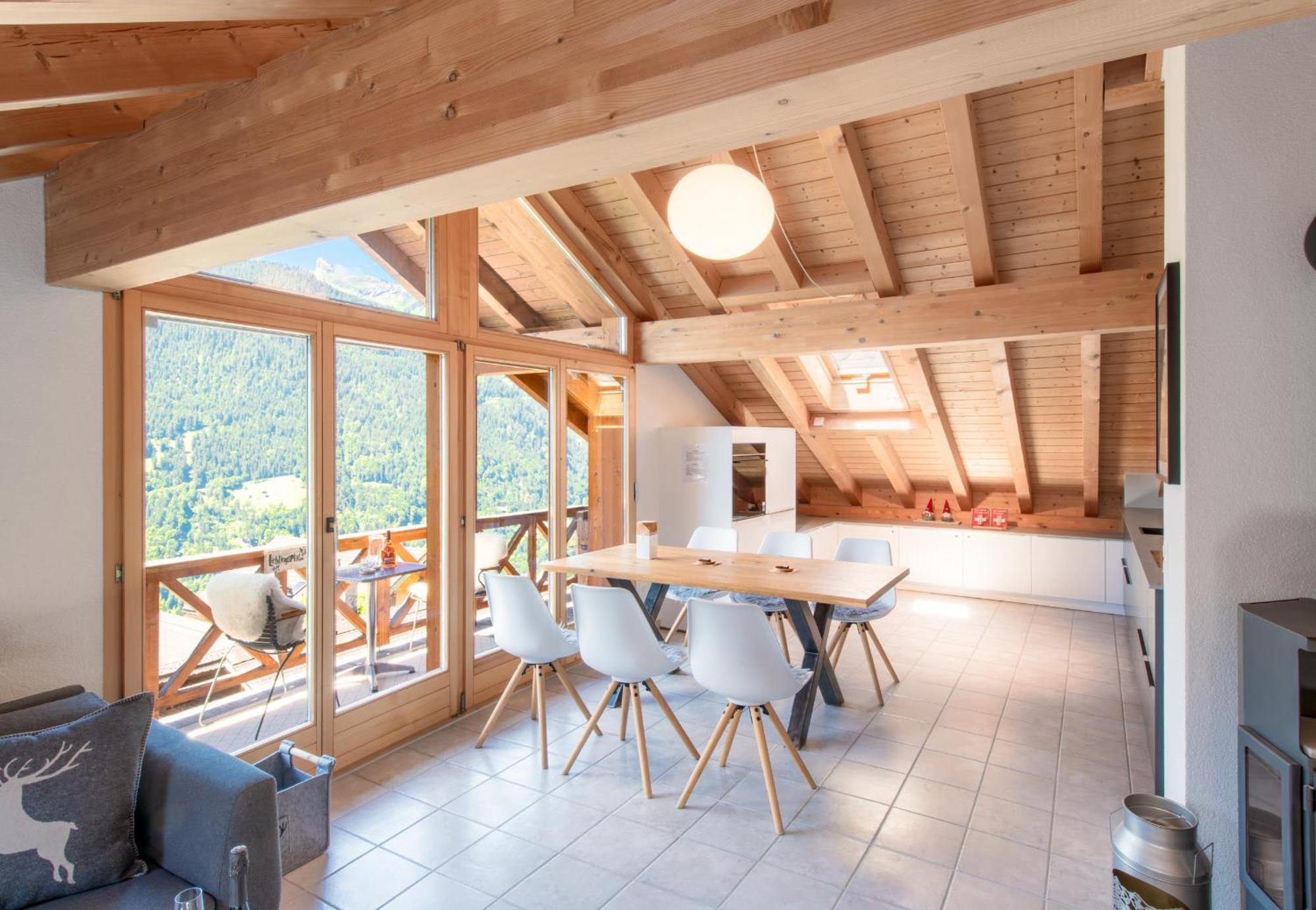 Chalet Rose Penthouse Wengen Eksteriør billede